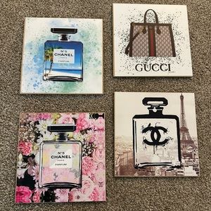 🌺Chanel wall art-NWT-pink🌺
